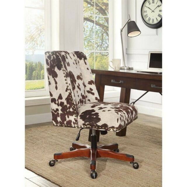Linon Sinclair Wood Upholstered Office Chair In Beige For Sale Online Ebay